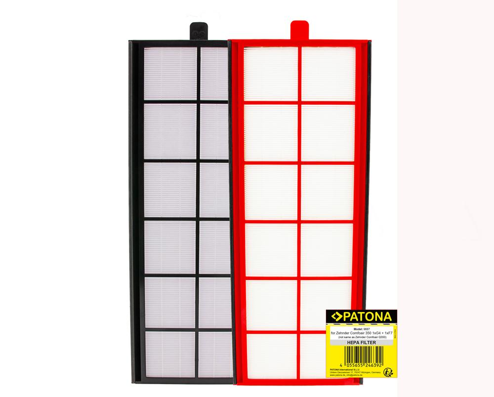PATONA Filter G4 und G7 für Lüftungsanlage Zehnder Comfoair 350 500 550 PATONA Filter G4 und G7 für Lüftungsanlage Zehnder Comfoair 350 500 550