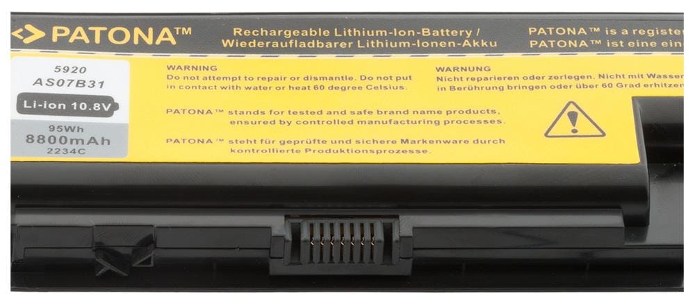 PATONA Akku für Acer Aspire AS07B41 AS07B42 AS07B51 AS07B71 10.8V
