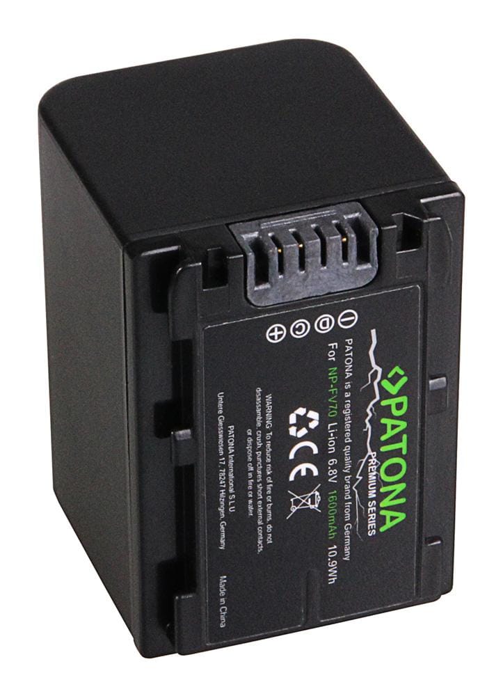 PATONA Premium Akku für Sony NP-FV30 NP-FV50 NP-FV70 NP-FV100 DCR SR21E