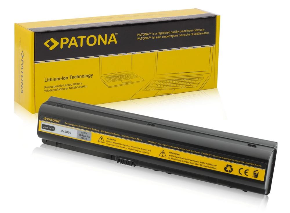 PATONA Akku für HP Pavilion DV9000 DV9100 DV9200 DV9500 6600 mAh PATONA Akku für HP Pavilion DV9000 DV9100 DV9200 DV9500 6600 mAh
