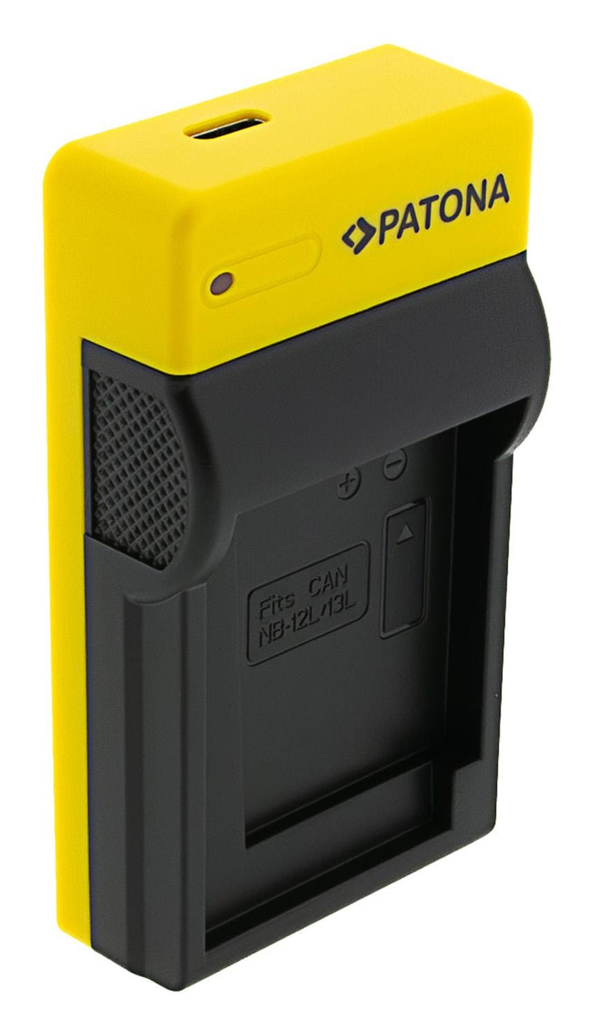 PATONA Slim USB Ladegerät mit USB‑C Input für Canon NB‑13L PowerShot G5 X G5X G7 X G7 X Mark II G7X PATONA Slim USB Ladegerät mit USB‑C Input für Canon NB‑13L PowerShot G5 X G5X G7 X G7 X Mark II G7X