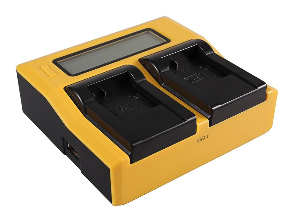 PATONA Dual LCD USB Ladegerät für Qumox SupTig 3 und SJ4000 PATONA Dual LCD USB Ladegerät für Qumox SupTig 3 und SJ4000