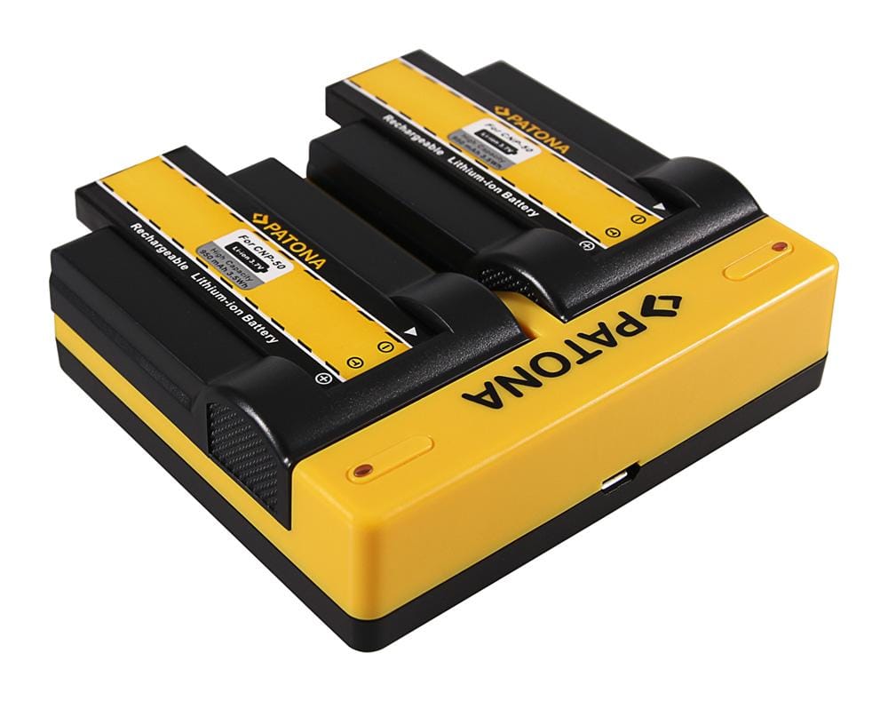 PATONA Dual Ladegerät für Casio NP-50 Exilim EXV7 EX-V7 EXV8 EX-V8 inkl. Micro-USB Kabel PATONA Dual Ladegerät für Casio NP-50 Exilim EXV7 EX-V7 EXV8 EX-V8 inkl. Micro-USB Kabel