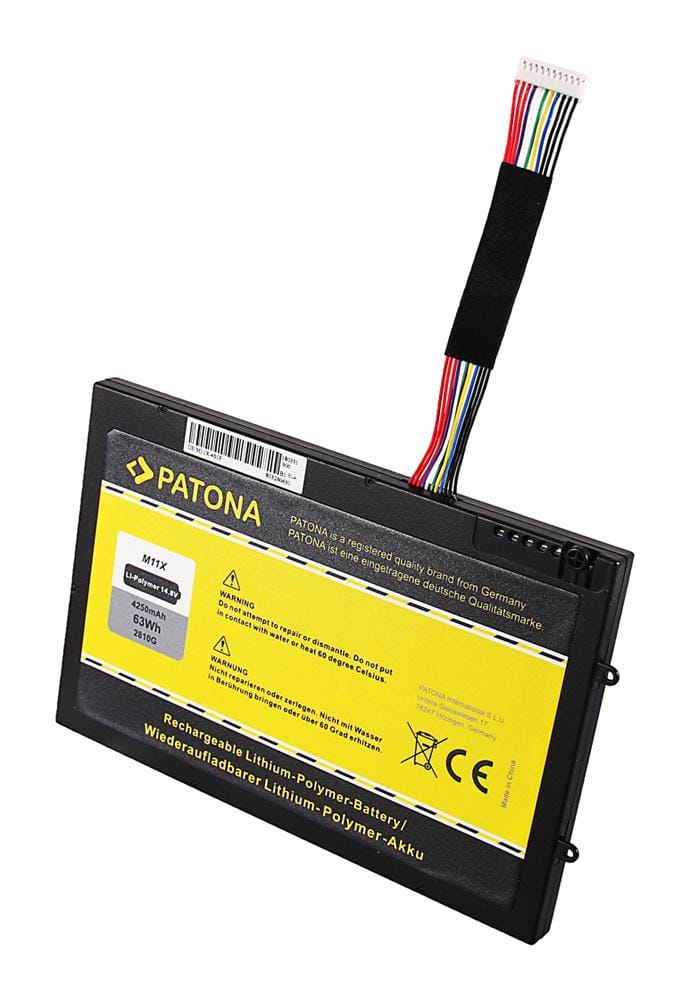 PATONA Akku für Dell M11x M14x PT6V8 8P6X6 08P6X6 KR-08P6X6 T7YJR P06T