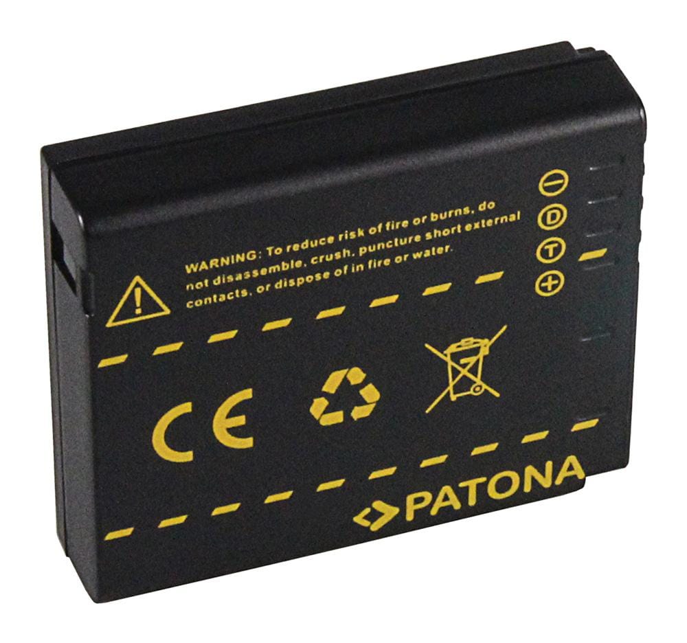 PATONA Akku für Panasonic BCJ13 DMW-BCJ13 BCJ13E LX-5 LX5 *INFO-CHIP*