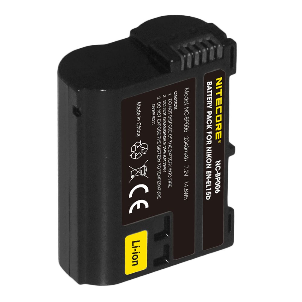 Nitecore Akku für Nikon EN-EL 15b 2040mAh Nitecore Akku für Nikon EN-EL 15b 2040mAh