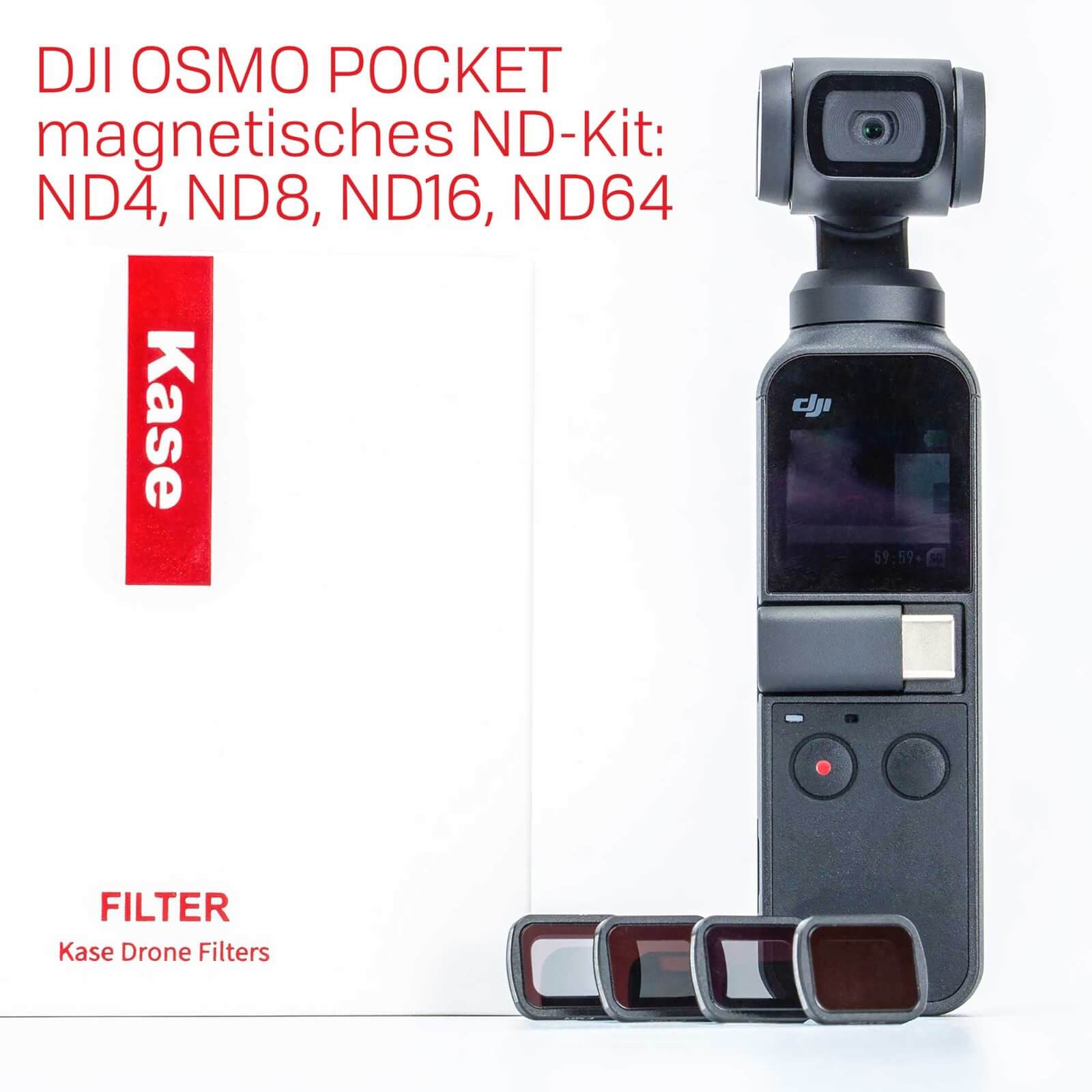 DRONE Magnetisches ND Filter Kit für DJI OSMO Pocket inkl. ND4 ND8 ND16 ND64 DRONE Magnetisches ND Filter Kit für DJI OSMO Pocket inkl. ND4 ND8 ND16 ND64