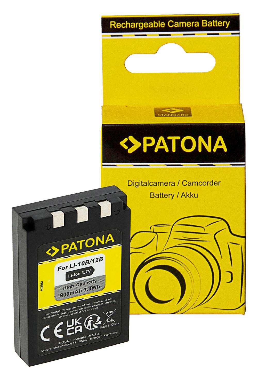 PATONA Akku für Olympus Li-10B Camedia C765 C760 C5000 C60 PATONA Akku für Olympus Li-10B Camedia C765 C760 C5000 C60