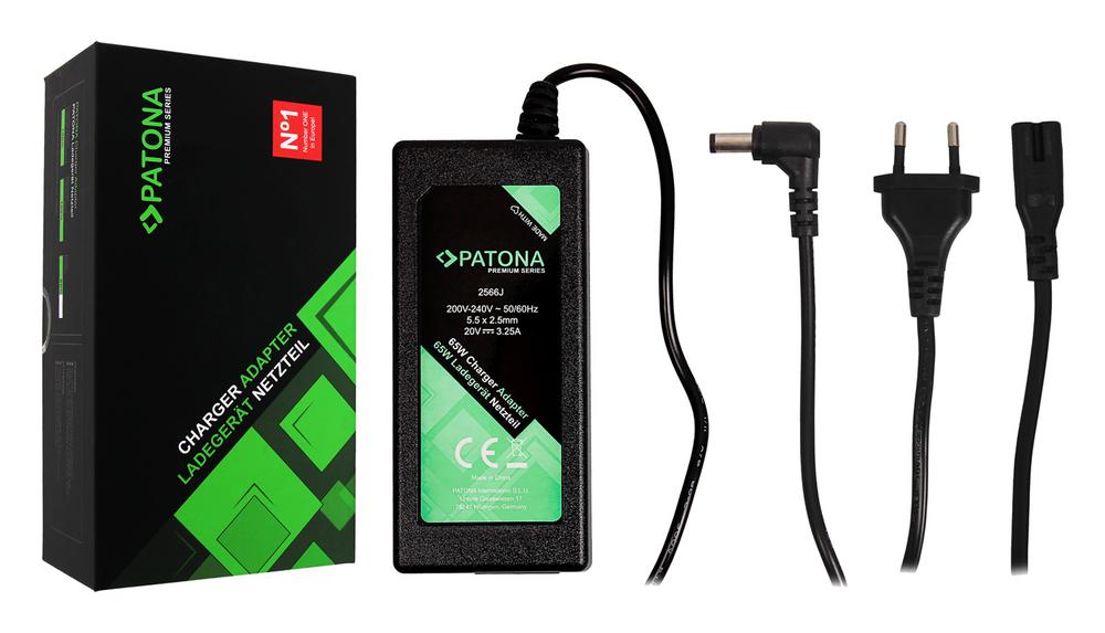 PATONA Premium Netzteil 20V 3,25A 65W für Fujitsu Amilo V5515 V5535 V3205 FSC03352A2065