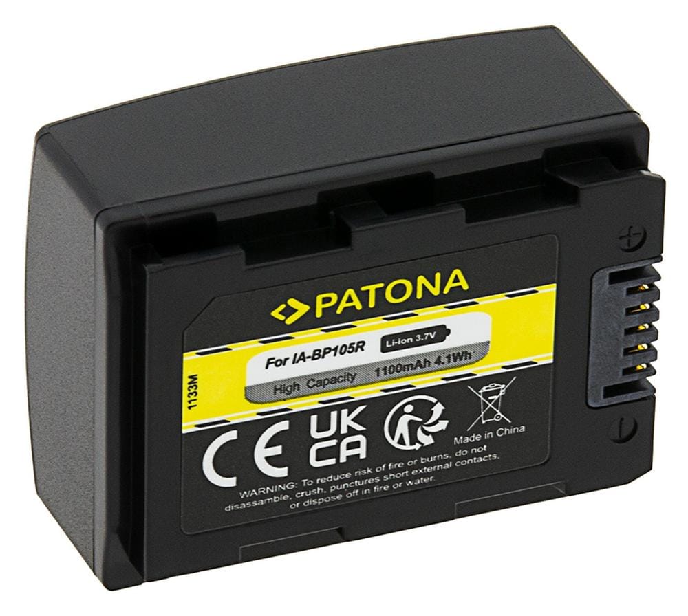PATONA Akku für Samsung IA-BP105R Samsung HMX-H304BP