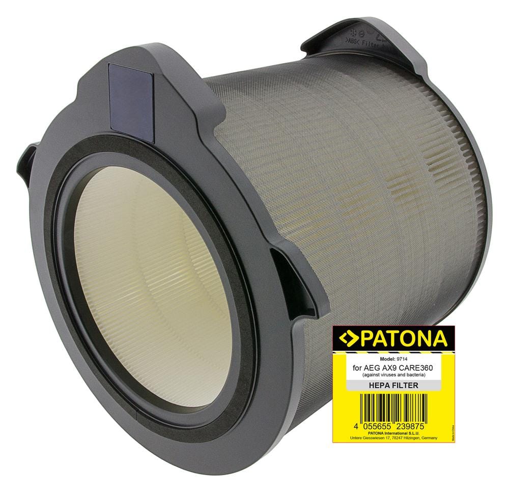 PATONA Schutzfilter CARE360 für AEG AX9 AX91-404DG