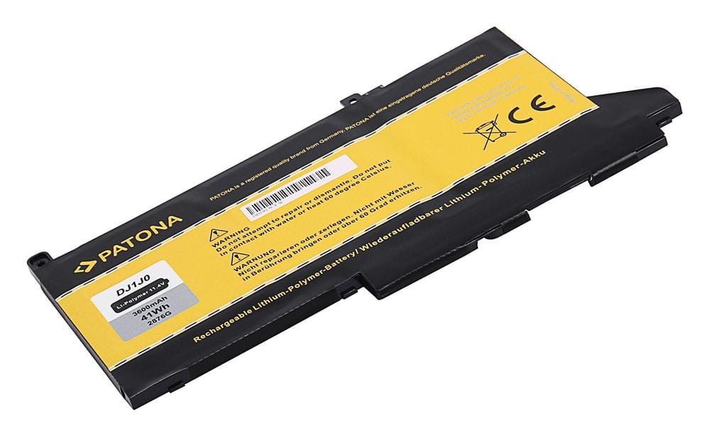 PATONA Akku für Dell Latitude 12 E7000 12 E7280 12 E7480 E7290 E7380 E7390 E7490 DJ1J0 451-BBZL PGFX4