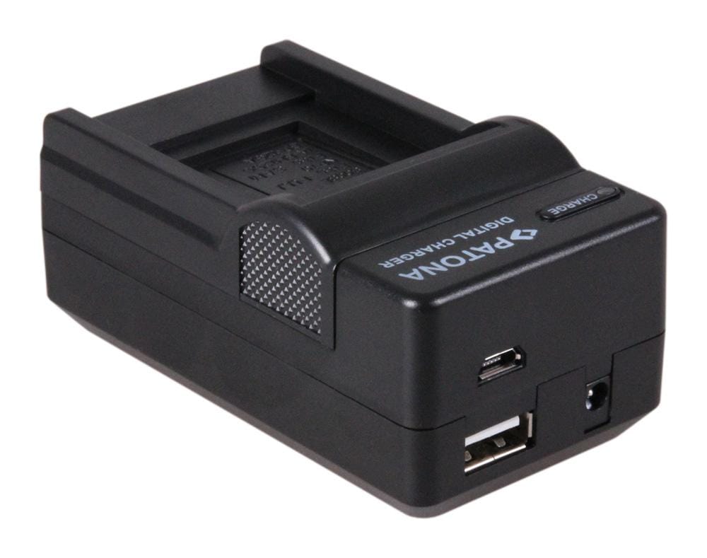 PATONA 4in1 Ladegerät für Panasonic DMW-BCC12 CGA-S005 S005E DMC-FC01