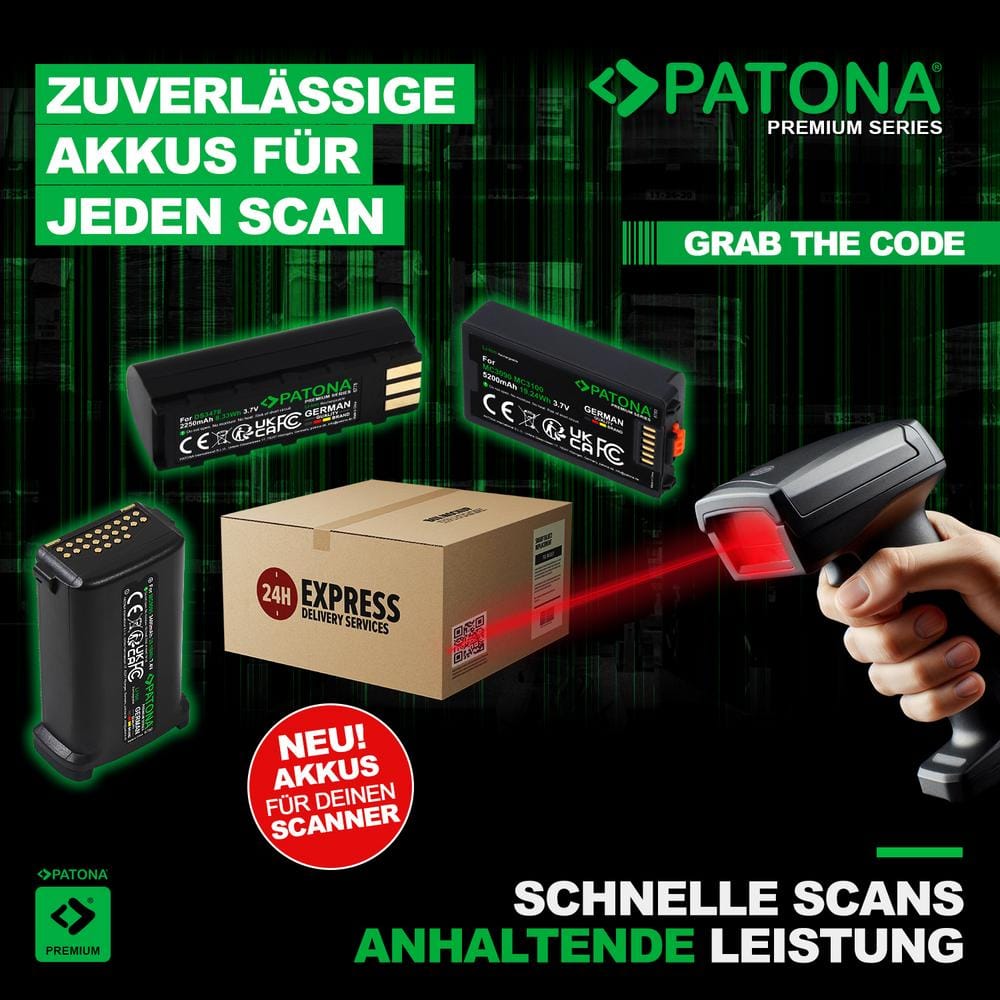 PATONA Premium Akku für Intermec CK75 1001AB01 PATONA Premium Akku für Intermec CK75 1001AB01