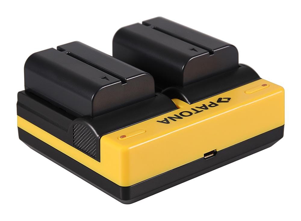 PATONA Dual Ladegerät für JVC BN-V408U D D30 D47AC D70K D90K GRD33AC GR-D33AC GRD50K inkl. Micro-USB