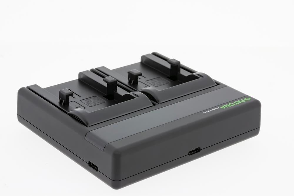 PATONA Premium Dual PD Performance Ladegerät für Olympus Li-10B inkl. USB-C Input/Output