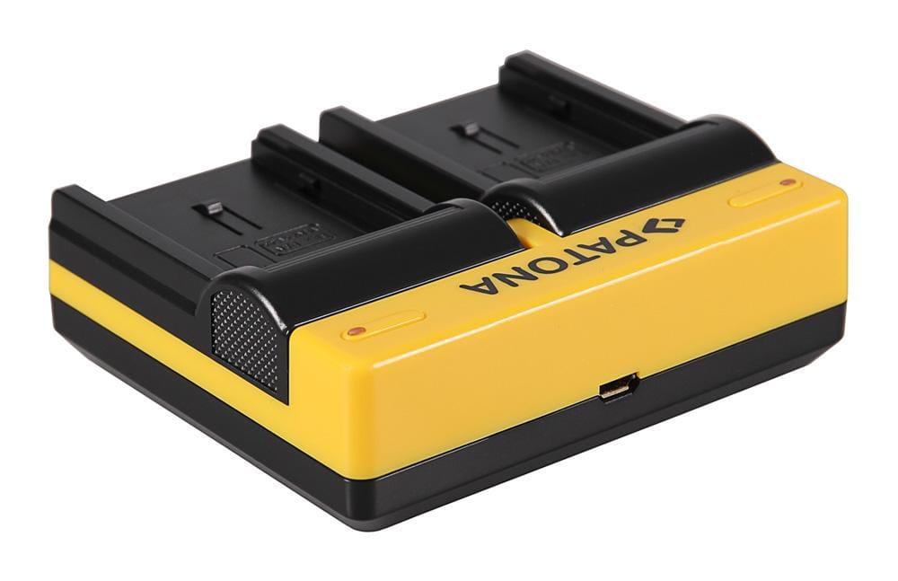 PATONA Dual Ladegerät für Panasonic VBN130 260 HC HCX920M VBN130 260 HDC HC-X920M inkl. Micro-USB Kabel
