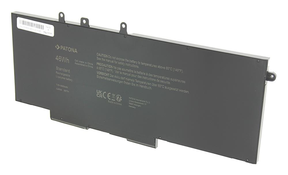 PATONA Akku 7,6 V für Dell E5280 E5480 E5580 M3520 M3530 GJKNX 3DDDG PATONA Akku 7,6 V für Dell E5280 E5480 E5580 M3520 M3530 GJKNX 3DDDG
