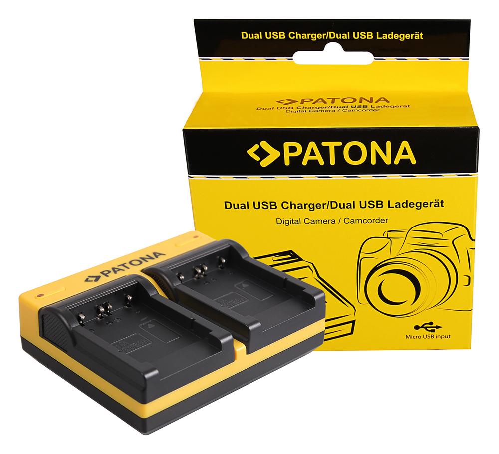 PATONA Dual Ladegerät für Sony NP-FT1 NP-FR1 DSC-T1 DSC-T3 DSC-T5 DSC-T9 DSC-T10 L1 DSC-T33 DSC-T11