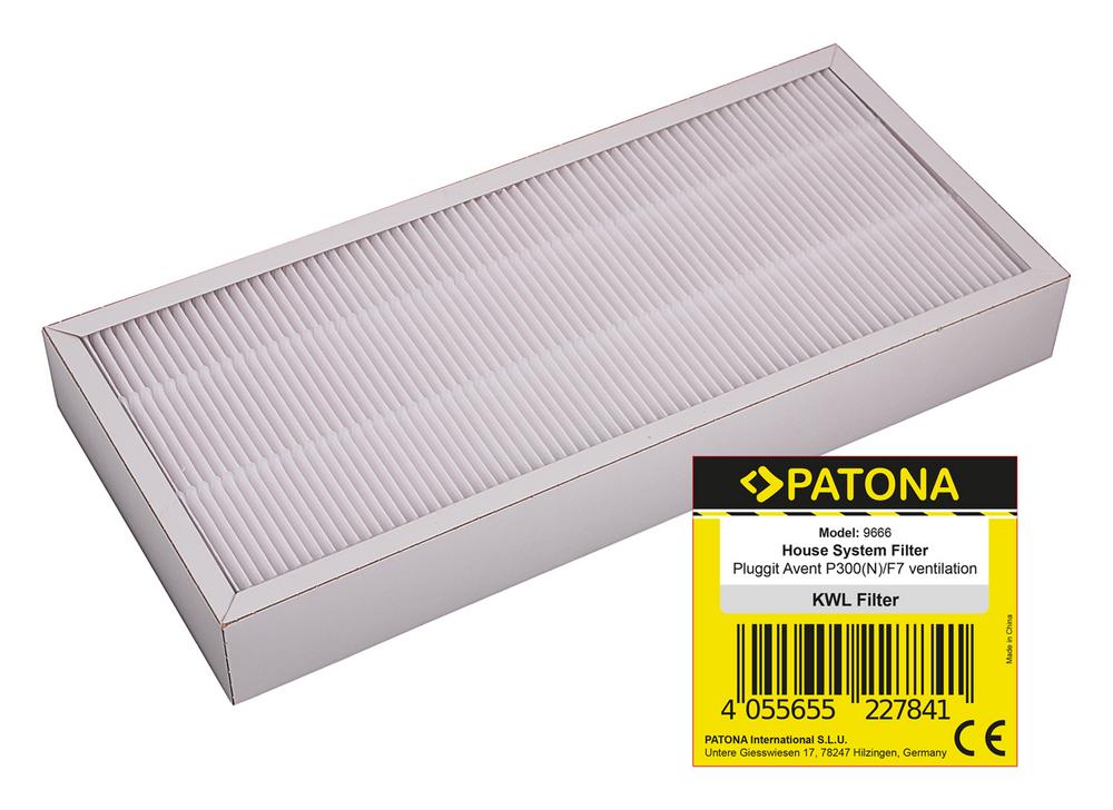 PATONA Filter für Lüftungsgerät Pluggit Avent P300 (N) F7 PATONA Filter für Lüftungsgerät Pluggit Avent P300 (N) F7