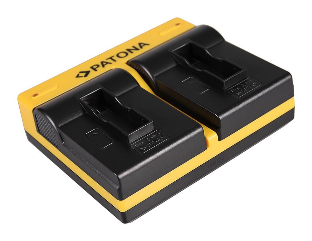 PATONA Dual Ladegerät für GoPro AHDBT-401 Hero4 Black Edition Hero5 Black inkl. Micro-USB Kabel PATONA Dual Ladegerät für GoPro AHDBT-401 Hero4 Black Edition Hero5 Black inkl. Micro-USB Kabel