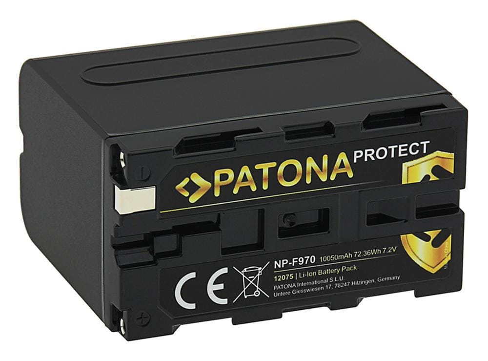 PATONA PROTECT Akku für Sony NP-F970 NP-F960 NP-F950 DCR-VX2100 HDR-FX1 PATONA PROTECT Akku für Sony NP-F970 NP-F960 NP-F950 DCR-VX2100 HDR-FX1