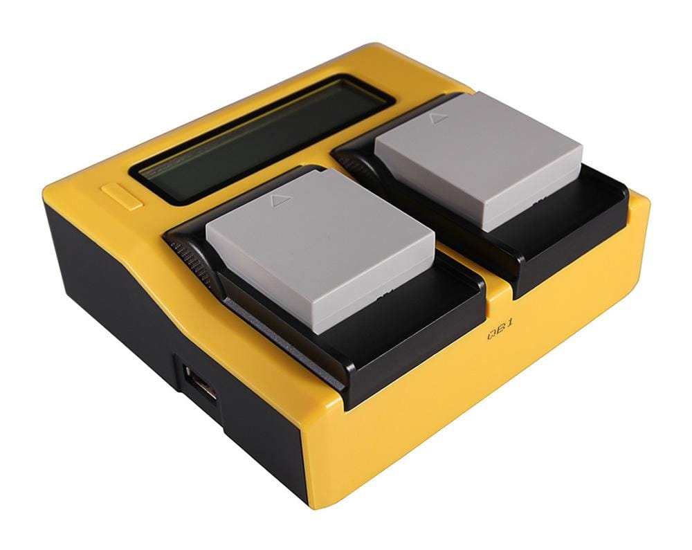 PATONA Dual LCD USB Ladegerät für Samsung IA‑BP85 ST BP85ST BP‑85ST