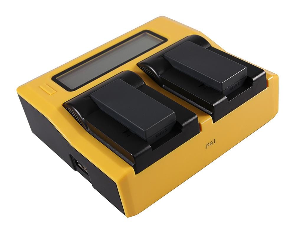 PATONA Dual LCD USB Ladegerät für Sony NP-FC10 Cyber-shot Point & Shoot DSCP DSC-P DSCP10 DSC-P10