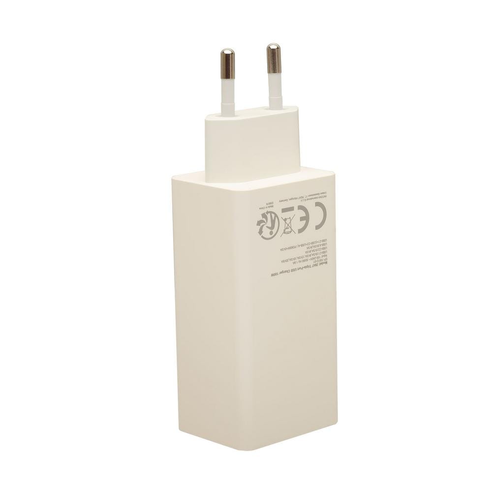 PATONA Premium GaN PD100W Adapter weiß 2 USB‑C Anschlüsse 1 USB‑A Anschluss PD3.0 QC3.0 PATONA Premium GaN PD100W Adapter weiß 2 USB‑C Anschlüsse 1 USB‑A Anschluss PD3.0 QC3.0