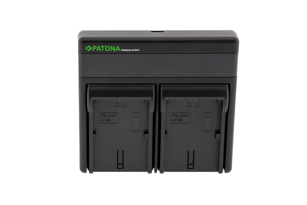PATONA Premium Dual PD Performance Ladegerät für Canon LP-E6 inkl. USB-C input/output PATONA Premium Dual PD Performance Ladegerät für Canon LP-E6 inkl. USB-C input/output