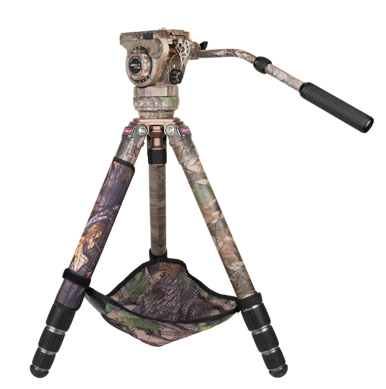 Mountain Series Carbon Camouflage Stativ C85M mit VT-3550M Stativkopf Mountain Series Carbon Camouflage Stativ C85M mit VT-3550M Stativkopf