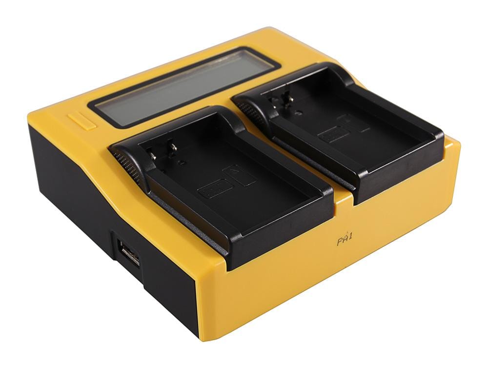 PATONA Dual LCD USB Ladegerät für Garmin P11P15-04-N02 Montana 600 650 600 Moto 650 t