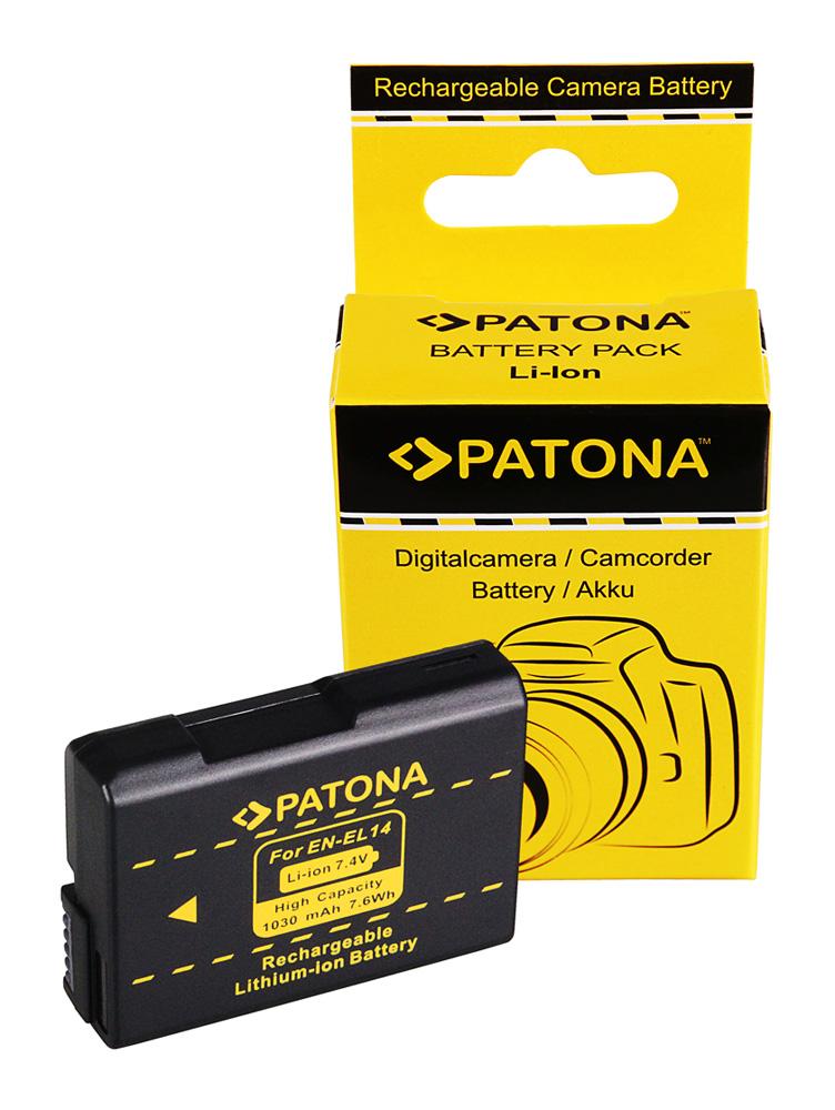 PATONA Akku für Nikon EN-EL14 P7100 P7000 D5100 D3200 D3100 PATONA Akku für Nikon EN-EL14 P7100 P7000 D5100 D3200 D3100