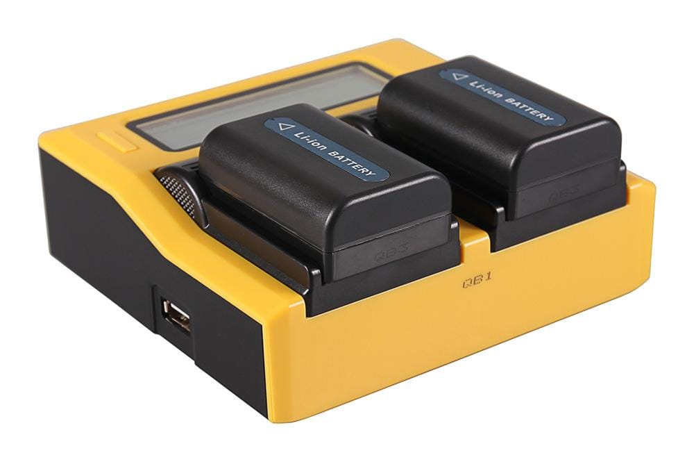 PATONA Dual LCD USB Ladegerät für Sony NP-FM50 VW-VBD1 BN-V607U PATONA Dual LCD USB Ladegerät für Sony NP-FM50 VW-VBD1 BN-V607U