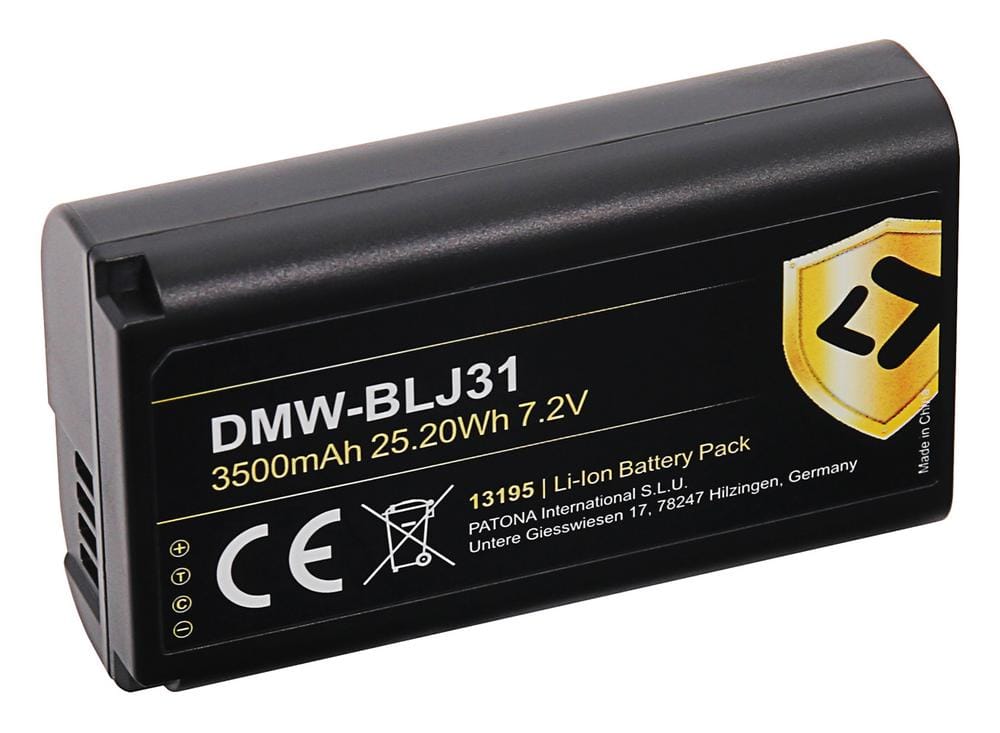 PATONA PROTECT Akku für Panasonic DMW-BLJ31 Lumix DC-S1 DC-S1R DC-S1H PATONA PROTECT Akku für Panasonic DMW-BLJ31 Lumix DC-S1 DC-S1R DC-S1H