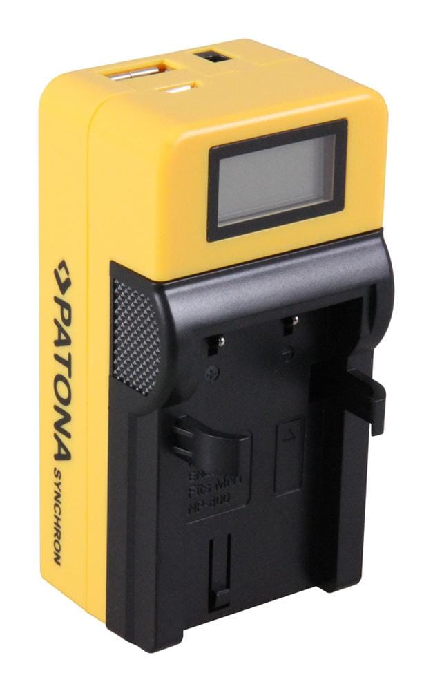 PATONA Synchron USB Ladegerät für Nikon ENEL1 EN-EL1 mit LCD-Display