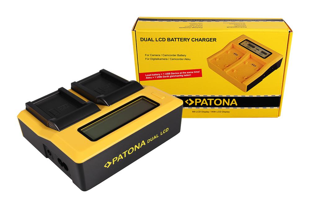 PATONA Dual LCD USB Ladegerät für Samsung BP-90A HMX HMXE100P HMX-E100P HMXE10BP HMX-E10BP PATONA Dual LCD USB Ladegerät für Samsung BP-90A HMX HMXE100P HMX-E100P HMXE10BP HMX-E10BP