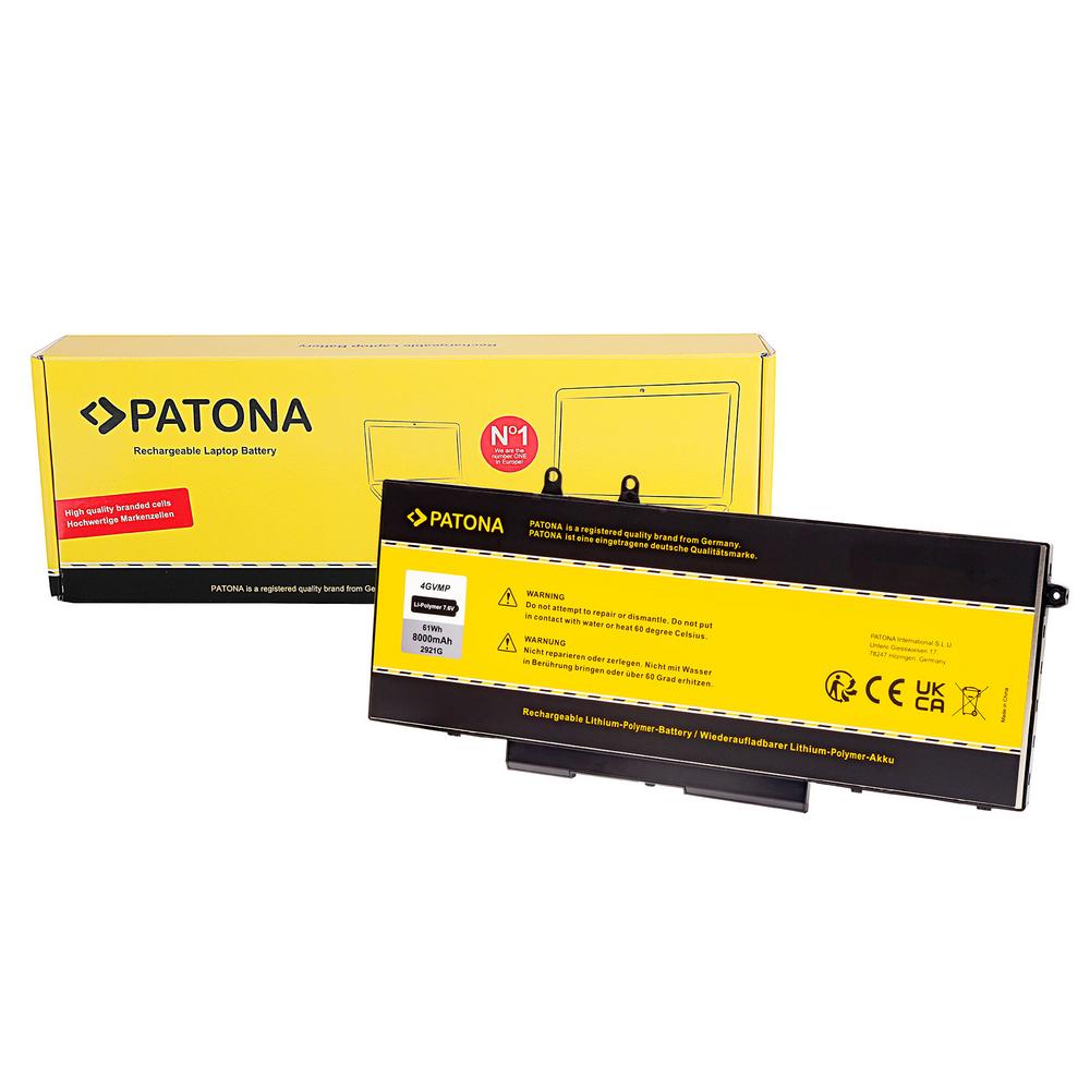 PATONA Akku für Dell Latitude 5500 5501 5510 4GVMP PATONA Akku für Dell Latitude 5500 5501 5510 4GVMP