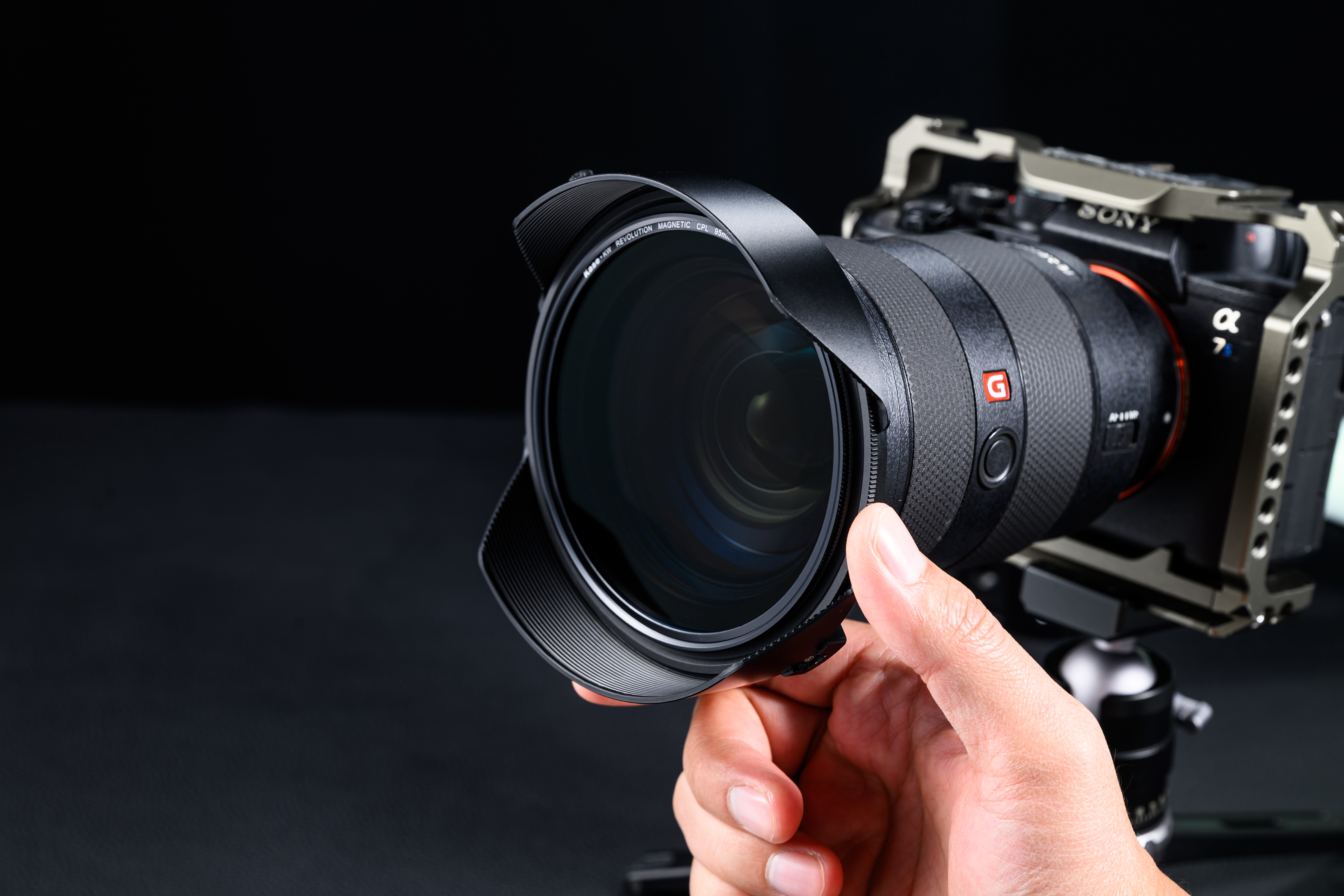 KW Revolution Plus Kanopy Metall Gegenlichtblende mit Adapterring