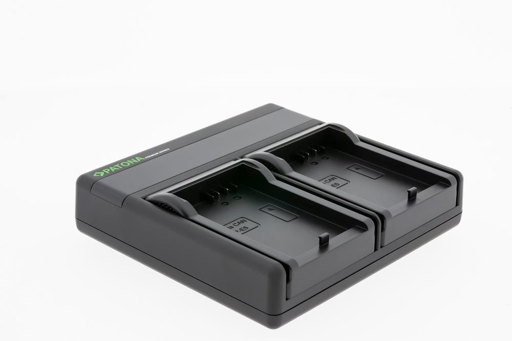 PATONA Premium Dual PD Performance Ladegerät für Canon LP-E5 inkl. USB-C Input/Output