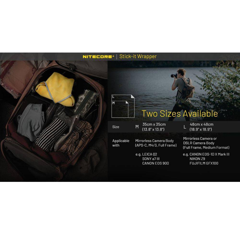 Nitecore Reinigungstuch Stick It Magic Cloth Fresia Gelb 48x48cm Nitecore Reinigungstuch Stick It Magic Cloth Fresia Gelb 48x48cm