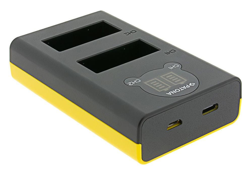 PATONA Dual LCD USB Ladegerät für GoPro Hero 13