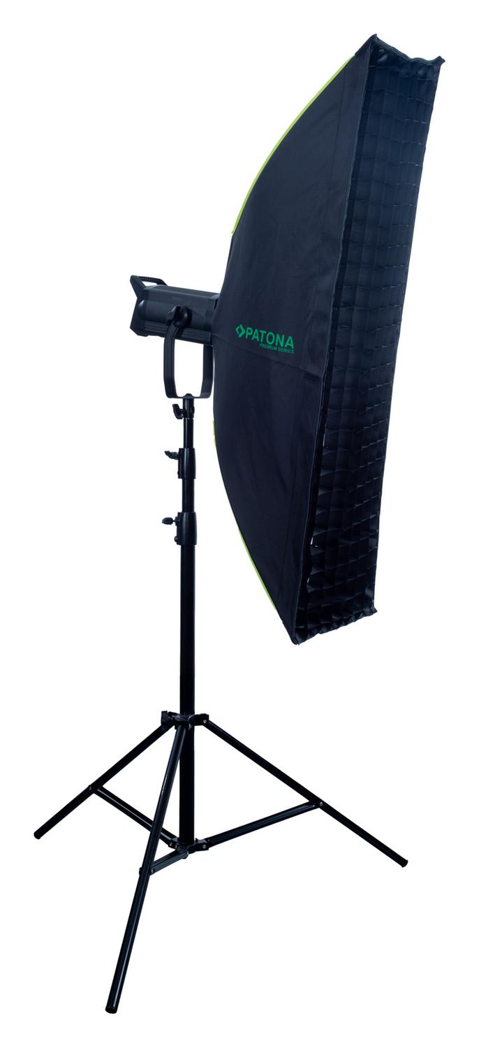 PATONA Premium Quick Set‑Up Softbox 30 x 120 cm PT30120 inkl. Tragetasche PATONA Premium Quick Set‑Up Softbox 30 x 120 cm PT30120 inkl. Tragetasche