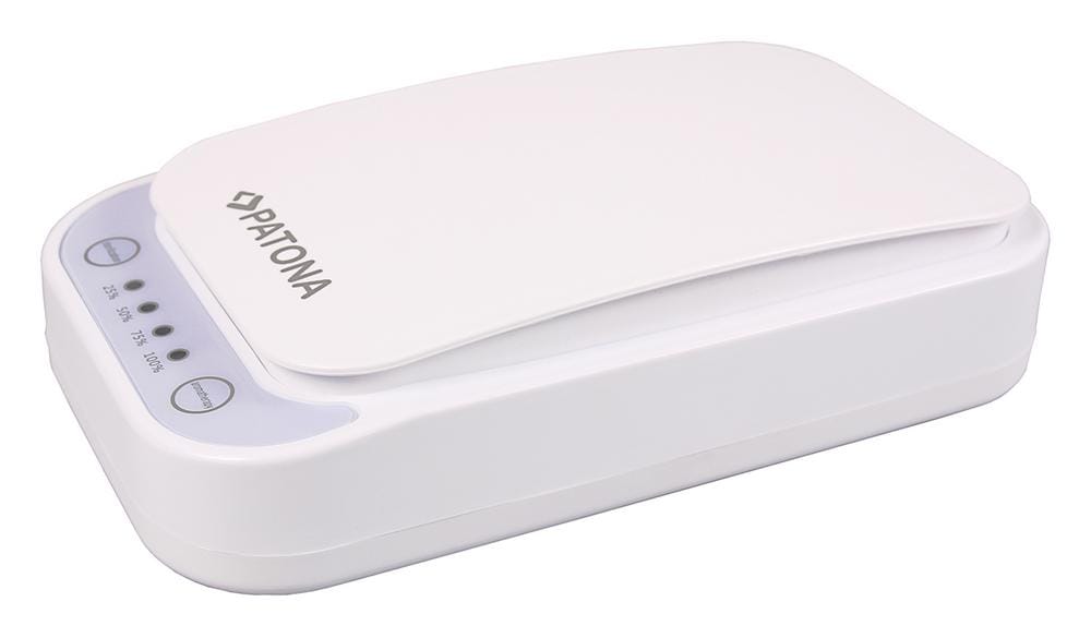 PATONA Mobiles Sterilisationsgerät VM2 für Uhren Schmuck Smartphones und mehr – weiß