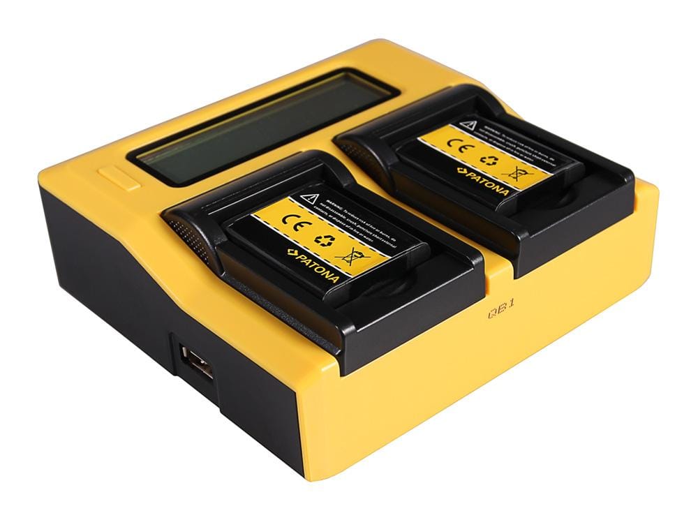 PATONA Dual LCD USB Ladegerät für Samsung BP88B MV900 MV900F PATONA Dual LCD USB Ladegerät für Samsung BP88B MV900 MV900F