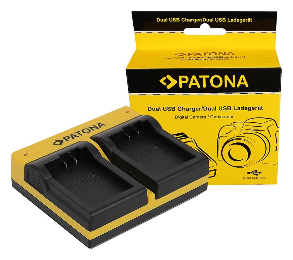 PATONA Dual Ladegerät für Nikon EN-EL25 EN-EL25 Z30 Z50 Z fc inkl. Micro-USB Kabel PATONA Dual Ladegerät für Nikon EN-EL25 EN-EL25 Z30 Z50 Z fc inkl. Micro-USB Kabel