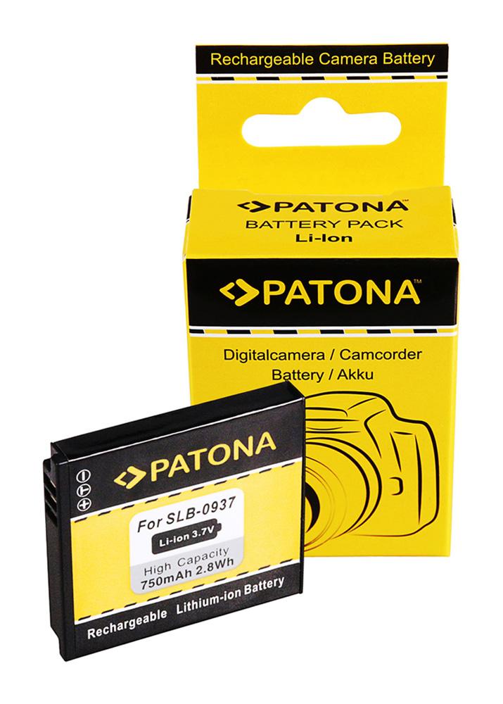 PATONA Akku für Samsung SLB0937 Digimax CL5 L730 L830 NV33 NV4 PL10
