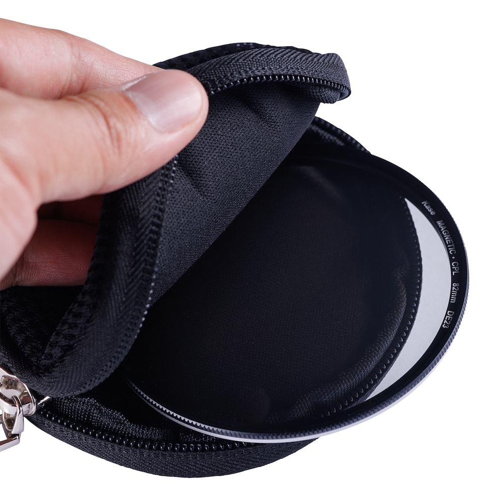 Filter Tasche für magnetische Rundfilter UniLayer bis 82mm Filter