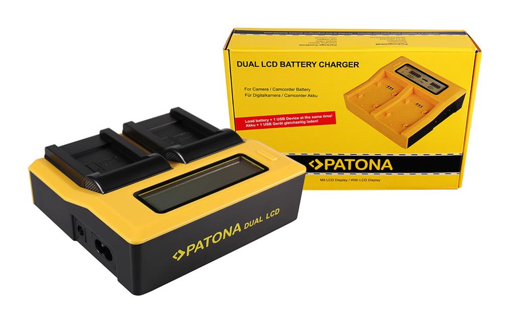 PATONA Dual LCD USB Ladegerät für Olympus Li-70B FE FE4020 FE-4020 FE4040 FE-4040 FE5040 FE-5040