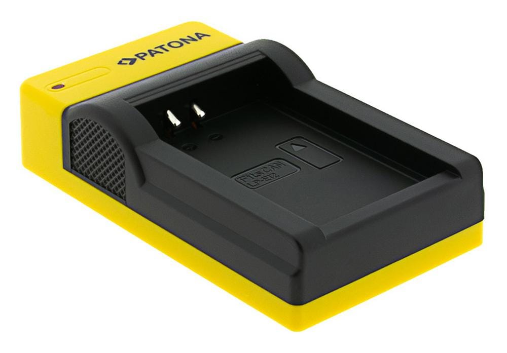 PATONA Slim USB Ladegerät mit USB-C Input für Canon LP-E12 EOS M